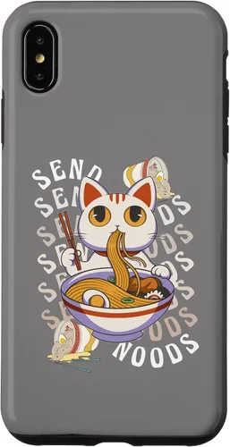 Vista 7 de Funda de anime para iPhone 12 Mini Send Noodles Joke Ramen Noodles