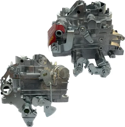 Vista 4 de 1825 18025 - Repuesto de carburador de 4 barriles para carburador Thunder AVS 650 CFM, acabado satinado, orificio cuadrado todoterreno