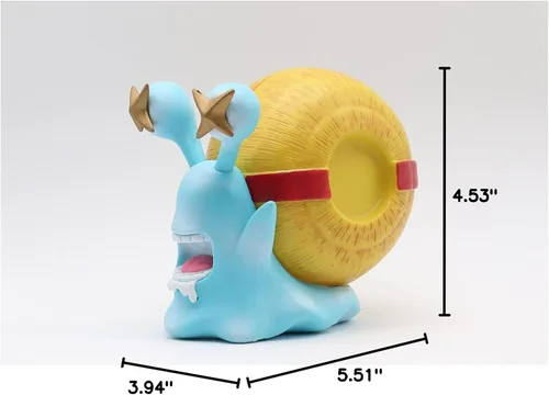 Vista 5 de Thcbme Figuras de acción de anime, figuras de PVC de caracol, colección de modelos, adornos (LF)