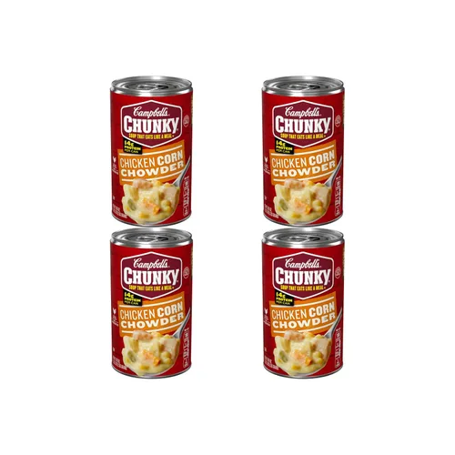 Vista 11 de Campbell's Sopa Chunky, Sopa Chowder de Pollo y Maíz, Lata de 18.8 Oz