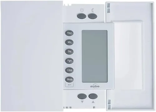 Vista 2 de Aube by Honeywell TH106/U termostato eléctrico programable a 7 días para calefacción.