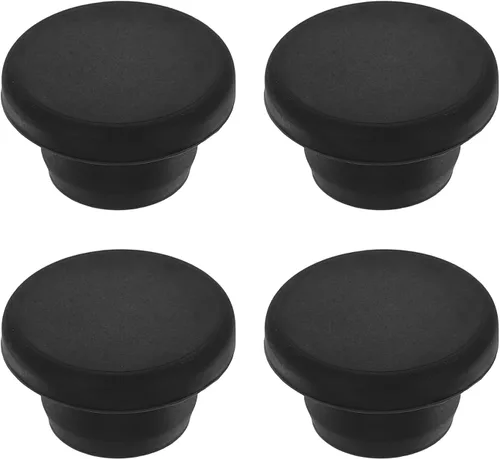 Vista 241 de MECCANIXITY - Tapones de silicona en forma de T (26mm, 1 pulgada de diámetro), color negro