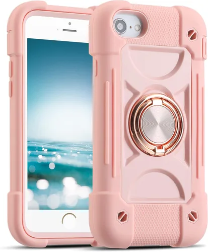 Vista 43 de MARKILL Compatible con iPhone Se3/iPhone Se2, Funda para iPhone 6/6S, Funda para iPhone 7/iPhone 8 de 4.7 Pulgadas con Soporte Anular, Funda