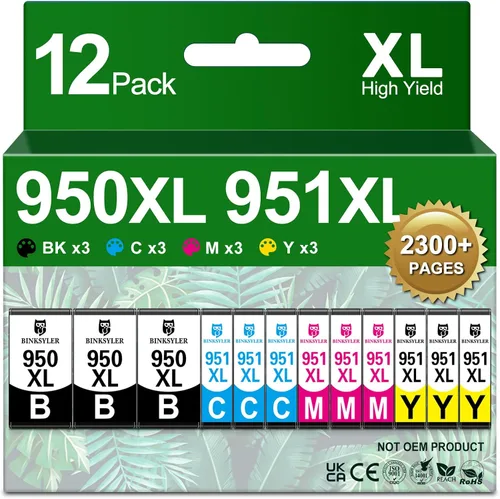 Vista 10 de Paquete de 17 cartuchos de tinta 564XL para HP 564 XL 564, compatible con impresoras HP Photosmart 7525 7520 5520 6520 6520 DeskJet 3520 Officejet