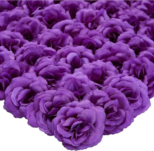 Vista 25 de Bright Creations Rosas artificiales sin tallo, flores artificiales negras para manualidades, rosas de espuma suave para arreglos de bricolaje, 200