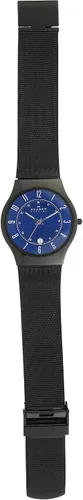Vista 5 de Skagen Reloj analógico de cuarzo Sundby de acero inoxidable y malla para hombre