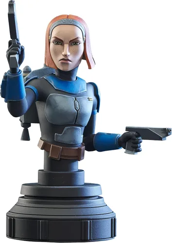 Vista 2 de Diamond Select Toys Star Wars: The Clone Wars: Bo-Katan Kryze - Busto a escala 1:7, multicolor