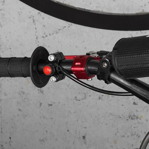 Vista 5 de Interruptor universal CNC para motor de motocicleta con placa trasera de montaje para botón de parada, arranque y muerte para motocicleta, ATV, Dirt