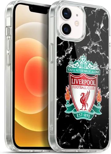 Vista 84 de Oficial LIVERPOOL Football Club 2017/18 Mármol Soft Gel Case para iPhone de Apple 7 Plus/8 PLUS Escudo negro.