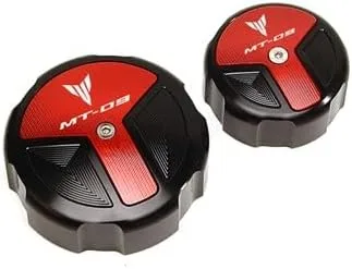Vista 13 de QQLADY Z para Yamaha MT09 MT-09 SP 2021-2022 Cubierta principal del depósito del cilindro de líquido delantero y trasero de la motocicleta X
