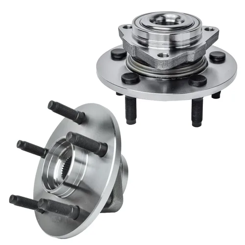 Vista 68 de Detroit Axle - Par de cojinetes de rueda delantera/trasera para Ford Edge 11-14, 09-19 Flex, 13-19 Police Interceptor Sedan, 14-18 Police Sedan