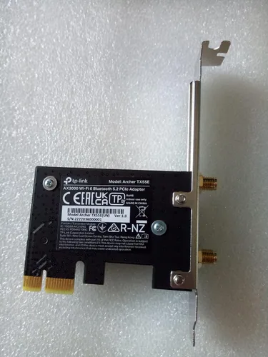 Vista 6 de Tarjeta WiFi TP-Link WiFi 6 PCIe para PC de escritorio AX3000 (Archer TX55E), Bluetooth 5.2, WPA3, adaptador inalámbrico de doble banda 802.11ax