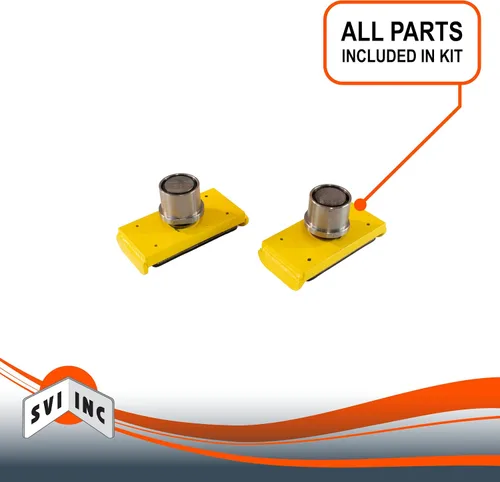 Vista 3 de Juego de base y almohadillas adaptadoras - GM Trucks (2 almohadillas) (2.38") - para ascensores Ammco®, Challenger® y Launch Tech® - SVI #
