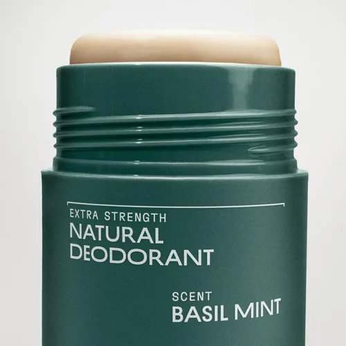 Vista 7 de Cleo+Coco - Bálsamo desodorante extra fuerte, menta de albahaca (paquete de 2, 2.2 onzas cada uno), desodorante natural sin aluminio con 5