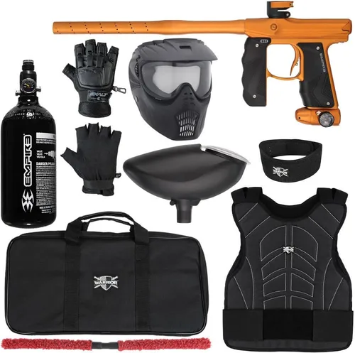 Vista 3 de Action Village Empire Mini GS TP Nivel 1 Kit de pistola de paintball protector