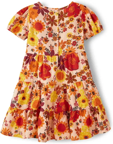 Vista 3 de Gymboree Girls' One Size and Toddler Short Sleeve Casual Printed Dresses