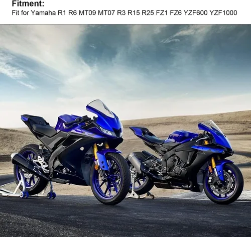 Vista 4 de Reposapiés de motocicleta de metal, accesorios para estribos de motocicleta, accesorios para R1 R6 MT09 MT07 R3 R15 R25 FZ1