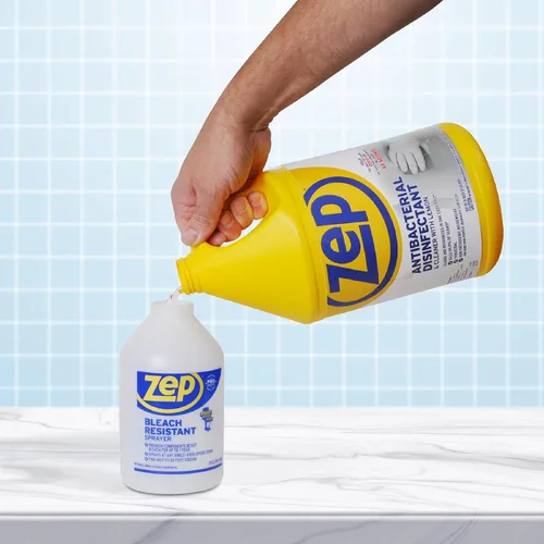 Vista 4 de Zep Commercial 1041688, desinfectante antibacteriano, botella de 1 galón
