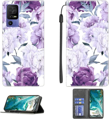 Vista 72 de Aroepurt Funda para UMIDIGI G1 Plus compatible con UMIDIGI G1 Plus Funda para teléfono Funda de piel sintética con función atril magnética CPT15