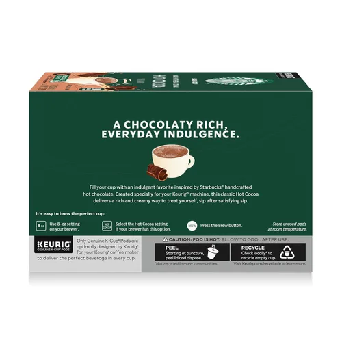 Vista 6 de Starbucks Copa K clásica de chocolate caliente para cerveceros Keurig, 10