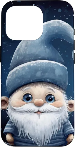 Vista 20 de iPhone 16 Funny Winter Gnome For Christmas Cute Xmas Snowflake Pattern Case