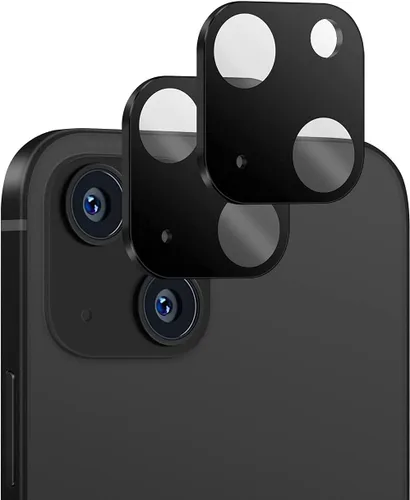 Vista 21 de SAHARA ZeroDamage ZD00049 - Protector de lente de cámara de vidrio flexible HD para iPhone 13 Pro y Pro Max (paquete de 2), color negro