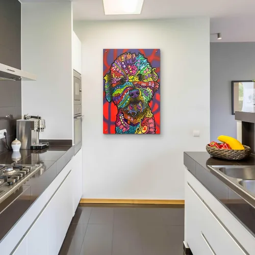 Vista 4 de Epic Art 'Wrigley' de Dean Russo, arte de pared de vidrio acrílico, 24 x 36 pulgadas