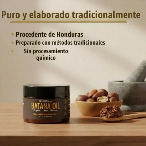 Vista 3 de Nubiana Pasta de aceite de batana orgánica cruda 4oz sin refinar
