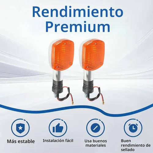 Vista 3 de WFLNHB 2 unids motocicleta intermitentes intermitentes luz de repuesto para Honda VTX Steed Magna 250 400 750