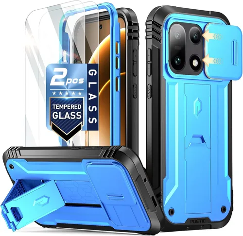 Vista 14 de Funda Poetic Revolution Compatible con OnePlus 12R 5G (2024), con protector de pantalla integrado, funciona con identificación por huellas