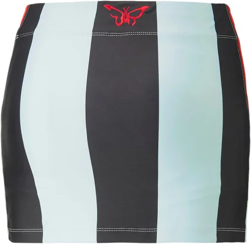 Vista 2 de PUMA Lipa X - Minifalda de rayas para mujer, casual, absorbe la humedad, color azul