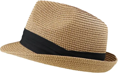 Vista 4 de Sombrero de sol plegable de ala corta para niños sombrero de sol de playa para niños y niñas