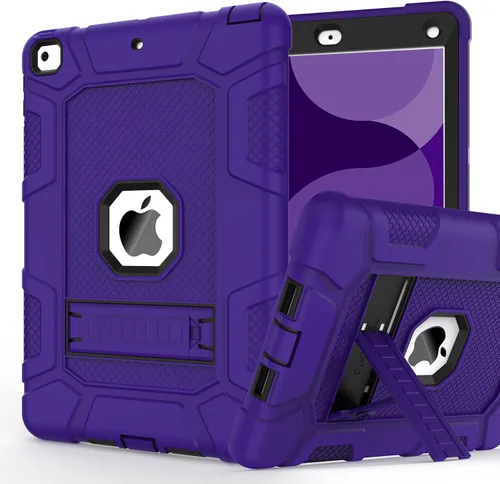 Vista 17 de Fundas para iPad de 6ª Generación, Funda de 5ª Generación, Air 2 de 9.7 Pulgadas a Prueba de Golpes, Resistente, Funda Protectora con Pata