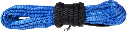 Vista 13 de Cable de cuerda sintética del torno con gancho para ATV UTV SUV KFI, recupero, repuesto, Azul