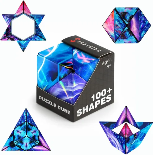 Vista 9 de Shashibo Juguete sensorial antiestrés para adultos y niños, juguete para aliviar el estrés para adultos, adolescentes y niños, juguetes geniales