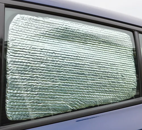 Vista 2 de Juego de 2 parasol reflectante para ventana lateral de asiento trasero para Mazda Mazda2 2014 2015 2016