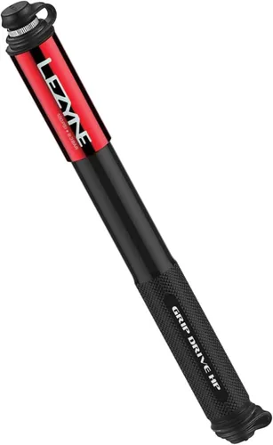 Vista 4 de LEZYNE Grip Drive HP Bike Hand Pump High-Pressure 120 PSI, Durable Aluminum Construction, ABS Flex Hose, Presta and Schrader Compatible, Frame