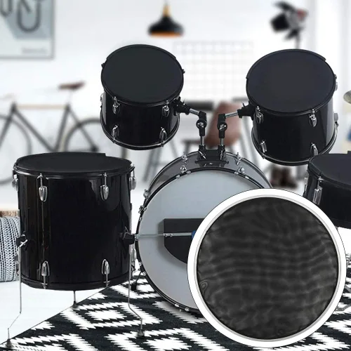 Vista 4 de Bnineteenteam 10 pulgadas Silent Drumhead Drum Mesh Heads Percussion Drum Parts