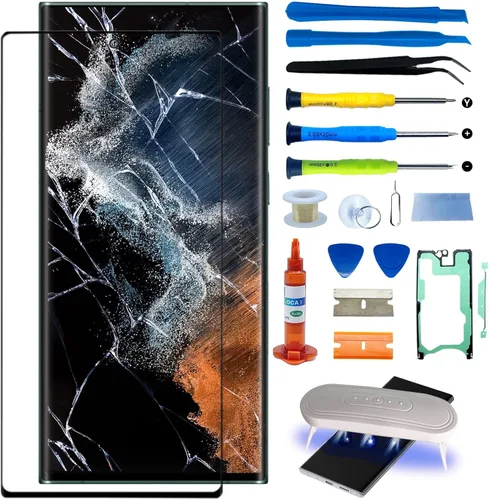 Vista 9 de Pantalla frontal original para Samsung Galaxy Note 10, pantalla de vidrio exterior de 6.3 pulgadas, incluye adhesivo para marco, pegamento