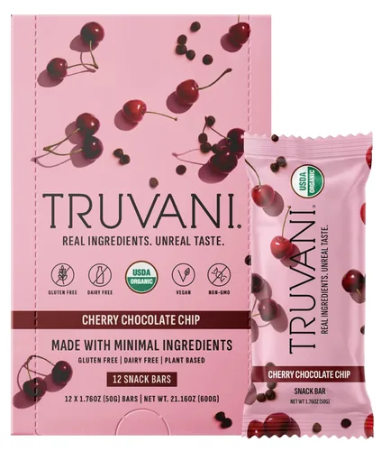 Vista 10 de Truvani - Barras de aperitivos a base de plantas Variedad Paquete de 12