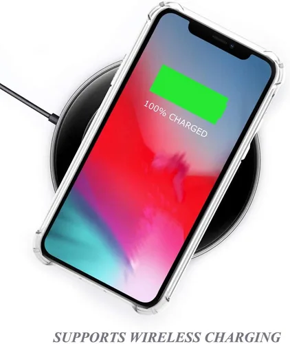 Vista 6 de Funda de gel de silicona para iPhone 12 Pro Max, Anchor Christian, protección delgada a prueba de caídas, absorción de golpes, biseles elevados