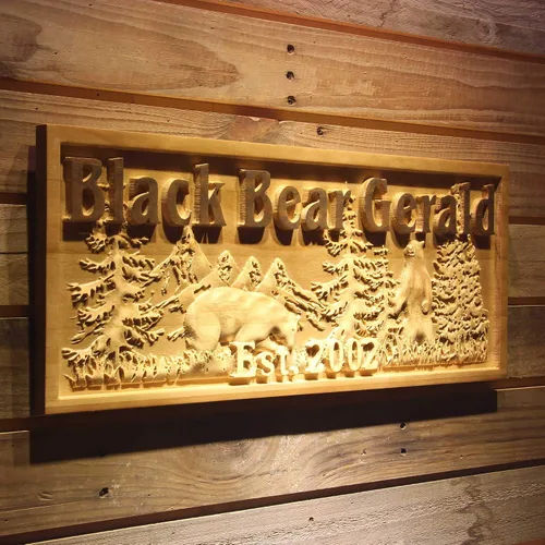Vista 70 de ADVPRO wpa0031 - Letrero de madera personalizado con nombre de Lake House para decoración del hogar, boda, tamaño mediano, 18.25 x 7.25 pulgadas