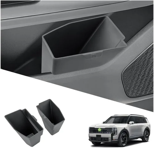 Vista 15 de Ruiya Bote de basura para puerta compatible con Ford Explorer 2020-2026, todos los bordes, bolsillo para puerta lateral del conductor y pasajero