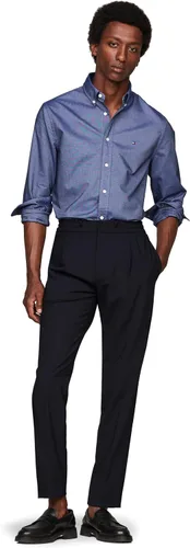 Vista 4 de Tommy Hilfiger Camisa Oxford de manga larga con botones para hombre, también disponible en tallas grandes y altas