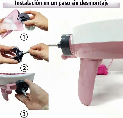Vista 4 de Accesorio de taladro para máquina de tejer Sentro Adaptador de máquina de tejer 3 Adaptador de corriente de punto rápido para Sentro 22 Sentro 40
