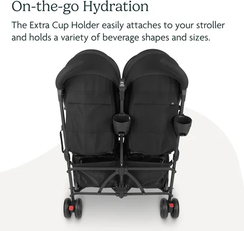 Vista 2 de UPPAbaby Portavasos (solo se adapta a cochecitos G-Luxe (modelos 2013-2017), G-Link y G-Link V2)
