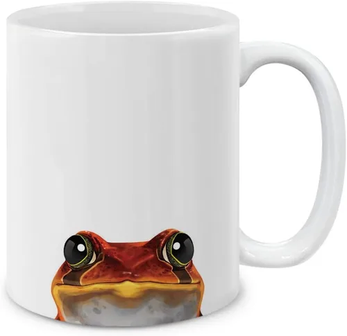 Vista 3 de MUGBREW Taza de té de cerámica linda de alpaca de 11 oz