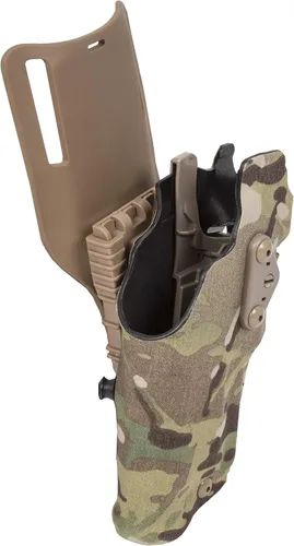 Vista 5 de ECOTRIC Funda táctica compatible con Glock 19/23 Cord Multi-Camo mano derecha