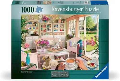 Vista 11 de Ravensburger My Haven Artist's Shed - Rompecabezas de 1000 piezas Imágenes relajantes Cada pieza única con tecnología Softclick Blueboard