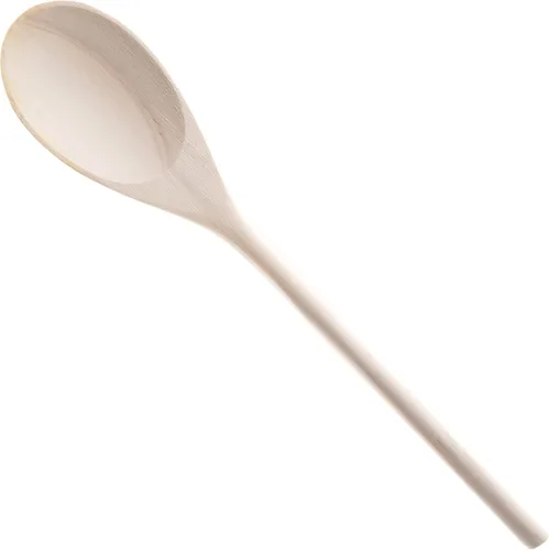 Vista 8 de Cuchara de madera de grado profesional, súper cómoda, juego de 1 pieza. Cucharas de madera resistentes con asas largas para cocinar, hornear